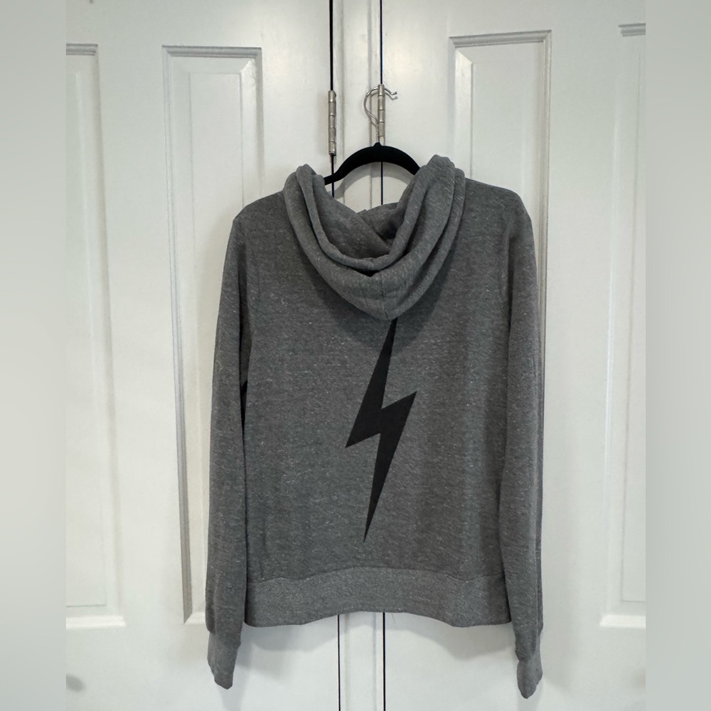 Aviator Nation Bolt Zip Up Hoodie NWT - Picture 3 of 4